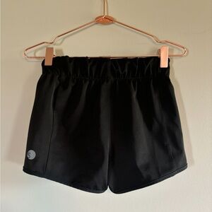 Five dancewear black tie shorts sz CXL